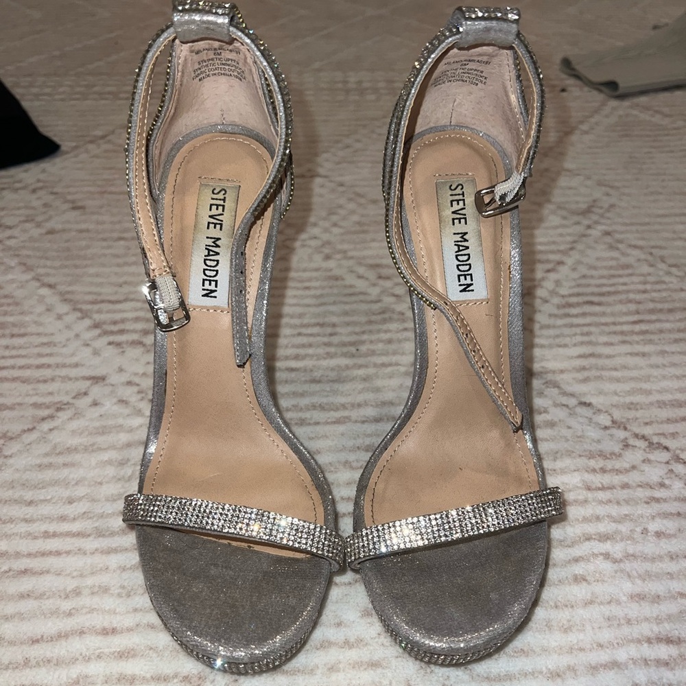 Steve Madden Silver Women's Heels
